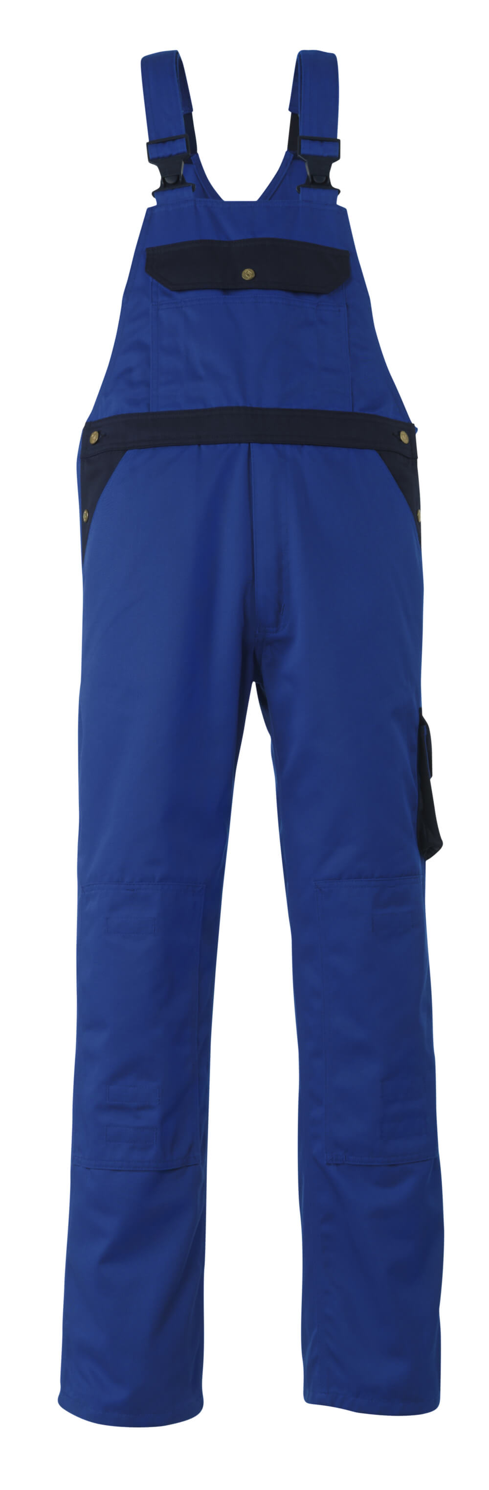 00969-430-1101 Amerikaanse overall met kniezakken - korenblauw/marine
