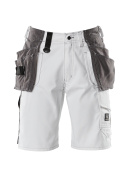 09349-154-06 Shorts met spijkerzakken - wit