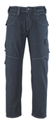 13379-207-B52 Jeans met dijbeenzakken - denimblauw