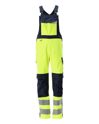 Mascot Multisafe Am. Overalls 13869-216 Davos Multinorm fluo geel-donker marineblauw(17010)