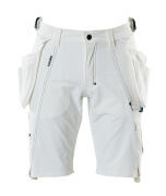 17149-311-06 Shorts met spijkerzakken - wit