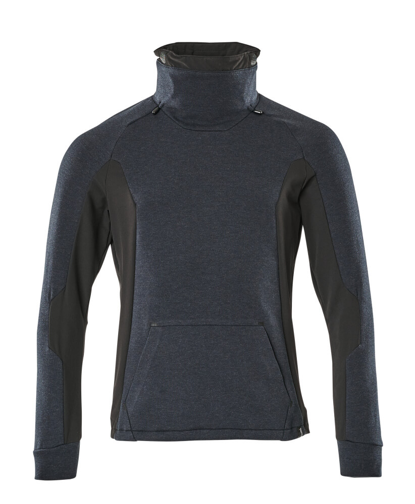 17584-319-01009 Sweatshirt - donkermarine/zwart