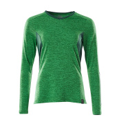 18091-810-33303 T-shirt, met lange mouwen - helder groen-gemêleerd/groen