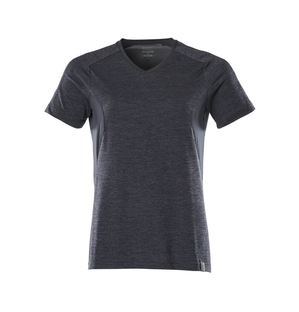 18092-801-010 T-shirt - donkermarine-gemêleerd