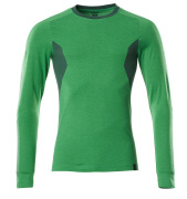 18381-959-33303 T-shirt, met lange mouwen - helder groen/groen