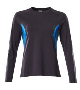 18391-959-01091 T-shirt, met lange mouwen - donkermarine/helder blauw