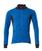 18484-962-01091 Sweatshirt met rits - donkermarine/helder blauw