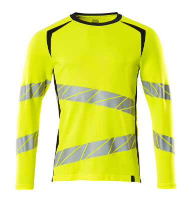 Mascot Accelerate safe Shirts 19081-771 fluo geel-donker marineblauw(17010)