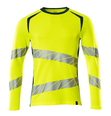 Mascot Accelerate safe Shirts 19081-771 fluo geel-donkerpetrol(1744)