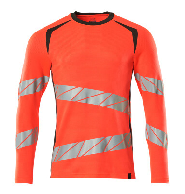 Mascot Accelerate safe Shirts 19081-771 fluo rood-donker antracietgrijs(22218)