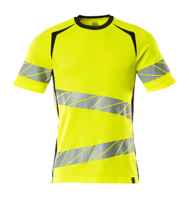 Mascot Accelerate safe Shirts 19082-771 fluo geel-donker marineblauw(17010)