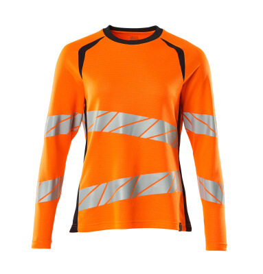 Mascot Accelerate safe Shirts 19091-771 fluo oranje-donker marineblauw(14010)