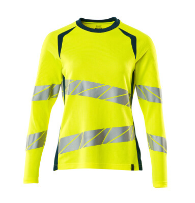 Mascot Accelerate safe Shirts 19091-771 fluo geel-donkerpetrol(1744)