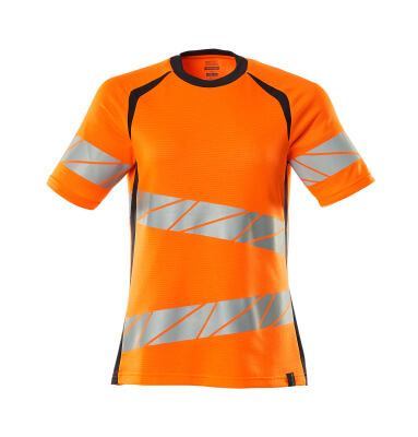 Mascot Accelerate safe Shirts 19092-771 fluo oranje-donker marineblauw(14010)