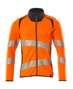 19184-781-14010 Sweatshirt met rits - hi-vis oranje/donkermarine