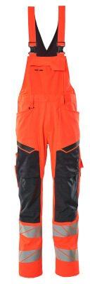 Mascot Accelerate safe Overalls 19569-236 fluo rood-donkermarine(22210)