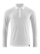 20483-961-06 Poloshirt, met lange mouwen - wit