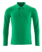 20483-961-333 Poloshirt, met lange mouwen - helder groen