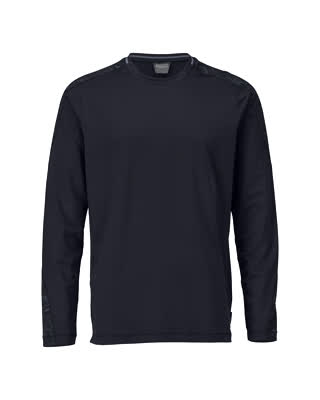 Mascot Customized T-shirt 22481-618 lange mouwen Premium vochtregulerend Modern fit donker marineblauw(010)