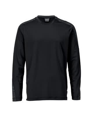 Mascot Customized T-shirt 22481-618 lange mouwen Premium vochtregulerend Modern fit zwart(09)
