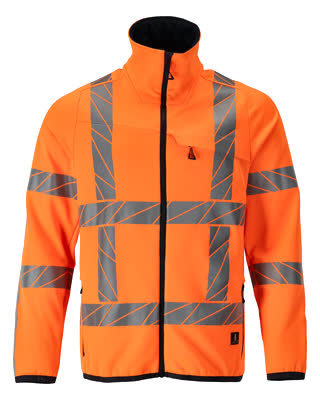 Mascot Accelerate Safe Fleecetrui 24103-315 rits HiVis fluo oranje(14)