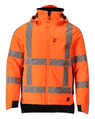 Mascot Accelerate Safe Winterjas 24335-231 ademend winddicht waterdicht HiVis fluo oranje(14)