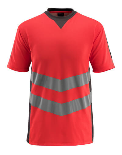 Mascot Safe supreme Shirts 50127-933 Sandwell fluo rood-donker antracietgrijs(22218)