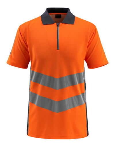 Mascot Safe supreme Shirts 50130-933 Murton fluo oranje-donker marineblauw(14010)