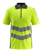 50130-933-17010 Poloshirt - hi-vis geel/donkermarine