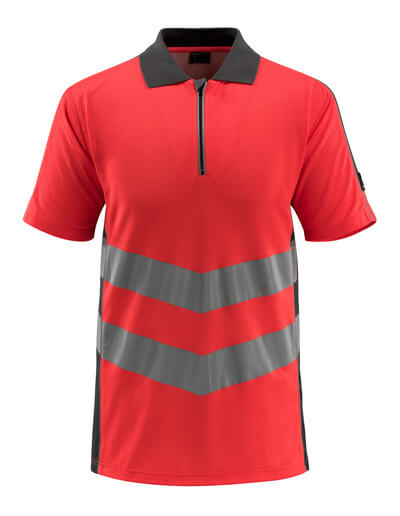 Mascot Safe supreme Shirts 50130-933 Murton fluo rood-donker antracietgrijs(22218)