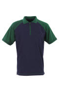 50302-260-13 Poloshirt met borstzak - marine/groen