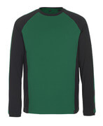 50568-959-0309 T-shirt, met lange mouwen - groen/zwart