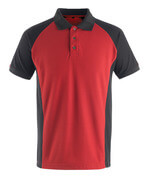 50569-961-0209 Poloshirt - rood/zwart