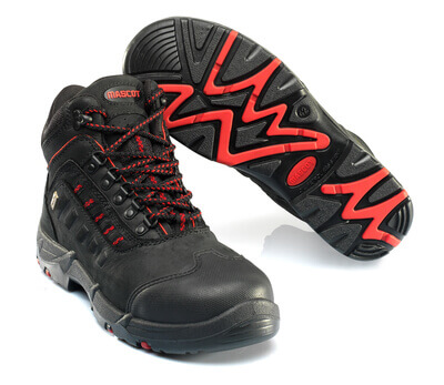 Mascot Footwear classic Schoenen F0025-901 Kenya zwart-rood(0902)