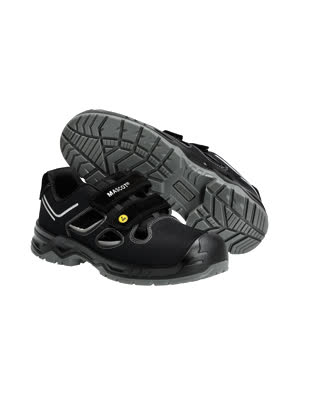 Mascot Footwear flex Sandalen F0100-910 zwart-zilver(09880)
