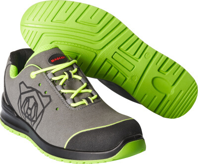 Mascot Footwear classic Veiligheidsschoenen laag F0210-702 grijs-limoen groen(0837)