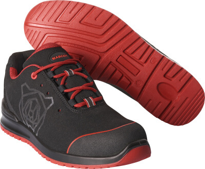 Mascot Footwear classic Veiligheidsschoenen laag F0210-702 zwart-rood(0902)
