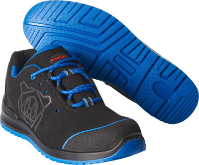 Mascot Footwear classic Veiligheidsschoenen laag F0210-702 zwart-korenblauw(0911)