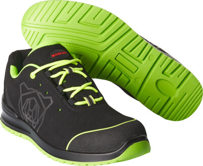 Mascot Footwear classic Veiligheidsschoenen laag F0210-702 zwart-limoengroen(0937)