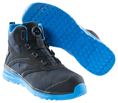 Mascot Footwear carbon Veiligheidsschoenen hoog F0253-909 zwart-korenblauw(0911)