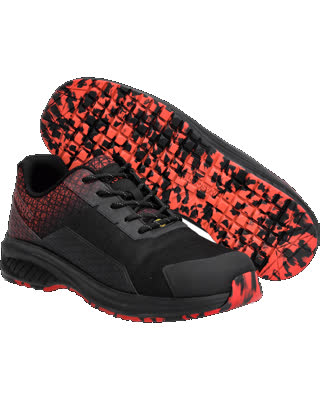 Mascot Footwear Accelerate Veiligheidsschoenen F1500-909 laag S3S E A PS WPA SR FO zwart-signaalrood(09202)