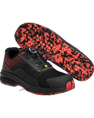 Mascot Footwear Accelerate Veiligheidsschoenen F1501-909 laag S3S E A PS WPA SR FO zwart-signaalrood(09202)