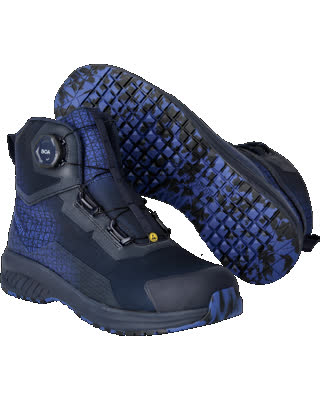 Mascot Footwear Accelerate Veiligheidsschoenen F1502-909 hoog S3S E A PS WPA SR FO BOA Fit System donkermarineblauw-helder marineblauw(01091)