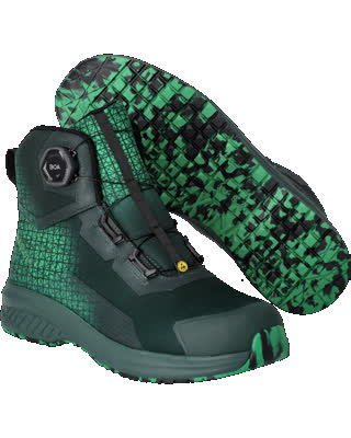 Mascot Footwear Accelerate Veiligheidsschoenen F1502-909 hoog S3S E A PS WPA SR FO BOA Fit System groen-helder groen(03333)