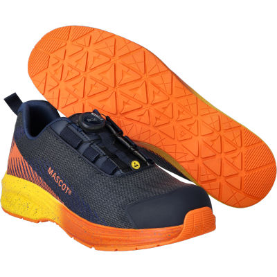 Mascot Footwear Customized Veiligheidsschoenen F1601-909 S1PS SR SO EDS laag BOA Fit System donkermarine-helder oranje(01098)